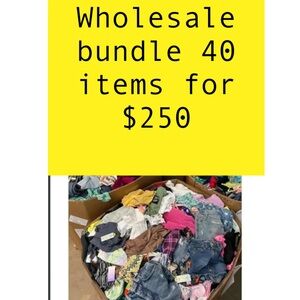 - Wholesale bundle 40 items for $250